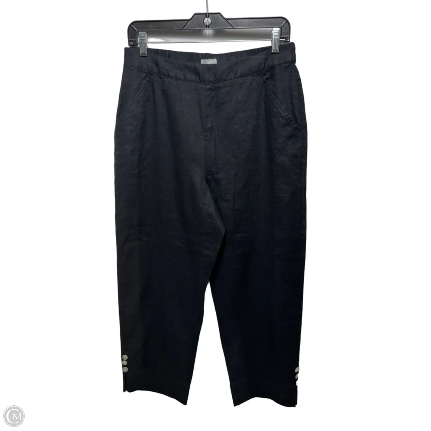 Pants Linen-Cotton By Habitat In Black, Size: S