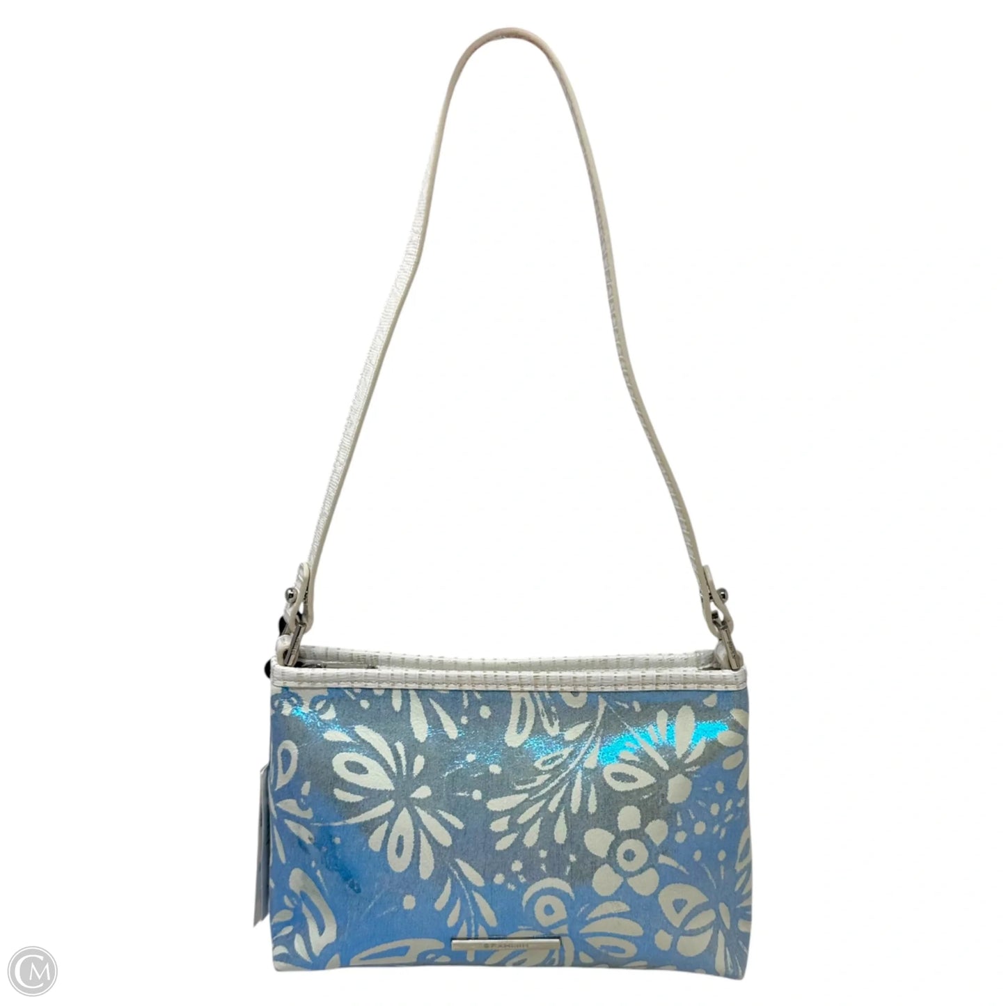 Lorelei Metallic Shoulder Handbag Designer By Brahmin, Size: Small