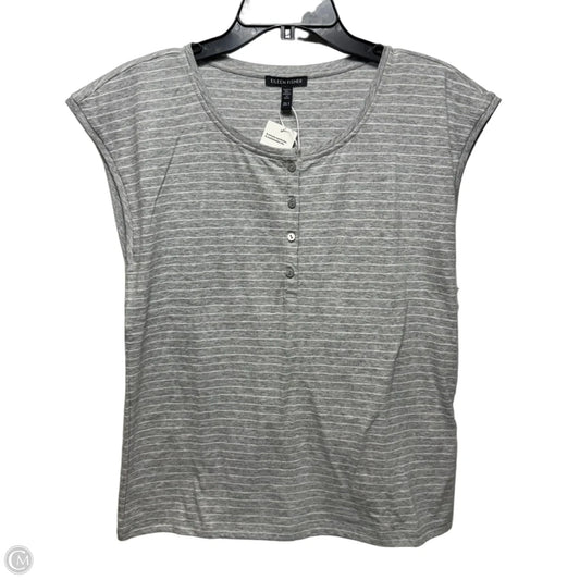 Top Sleeveless By Eileen Fisher In Striped Pattern, Size: S