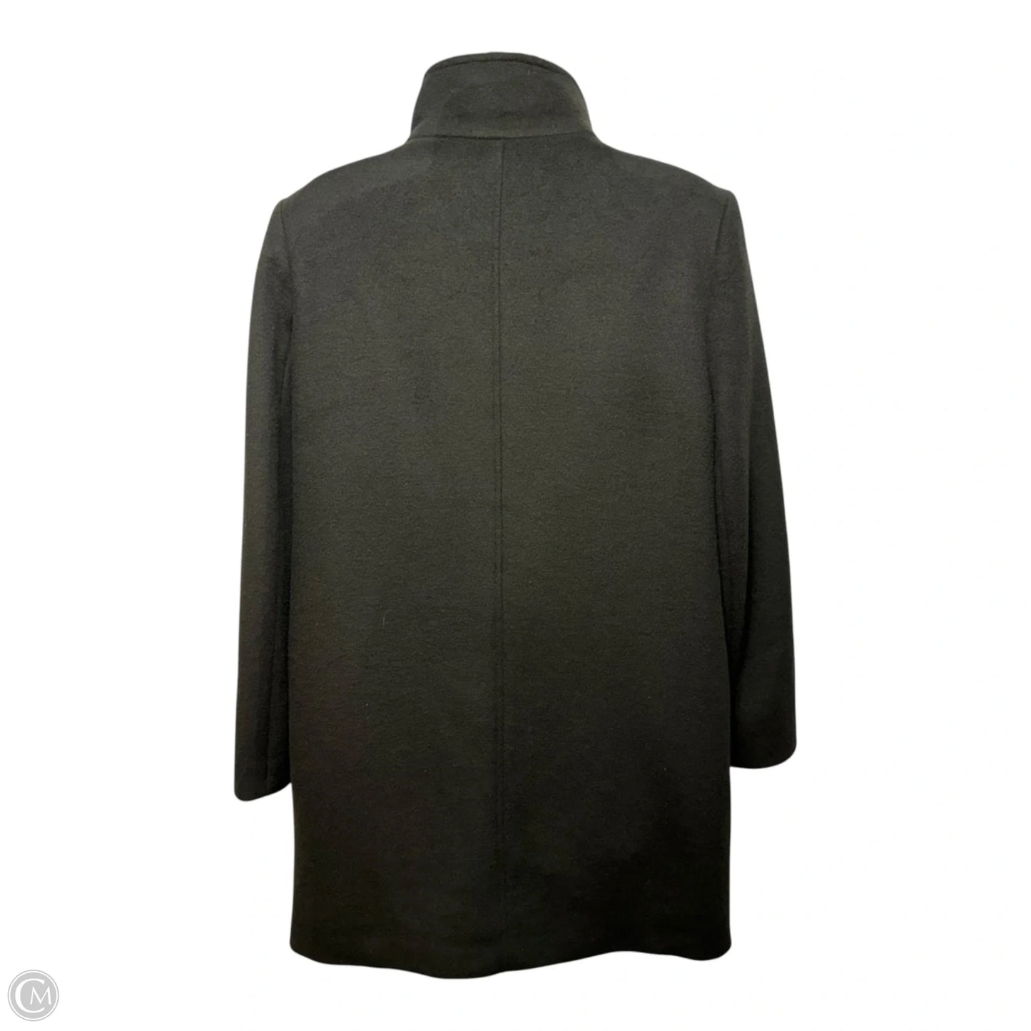 Wool Blend Coat By Lauren By Ralph Lauren In Green, Size: 4