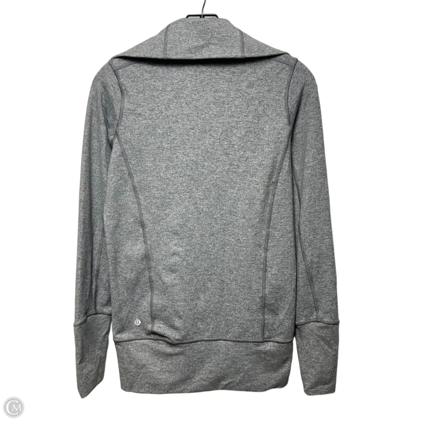 Athletic Jacket By Lululemon In Grey, Size: 6