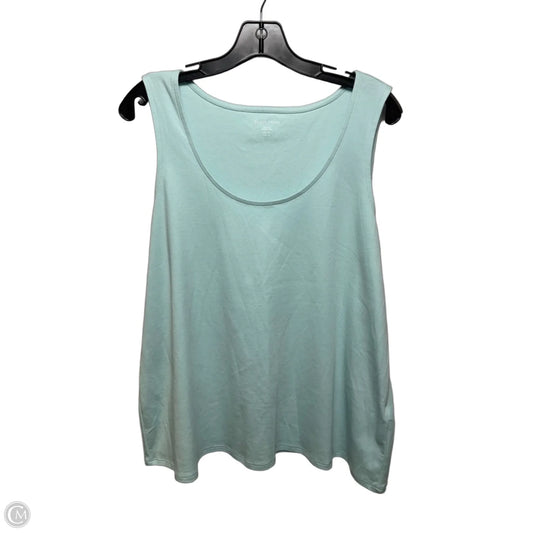 U-Neck Sleep Tank Top By Eileen Fisher In Pool, Size: M