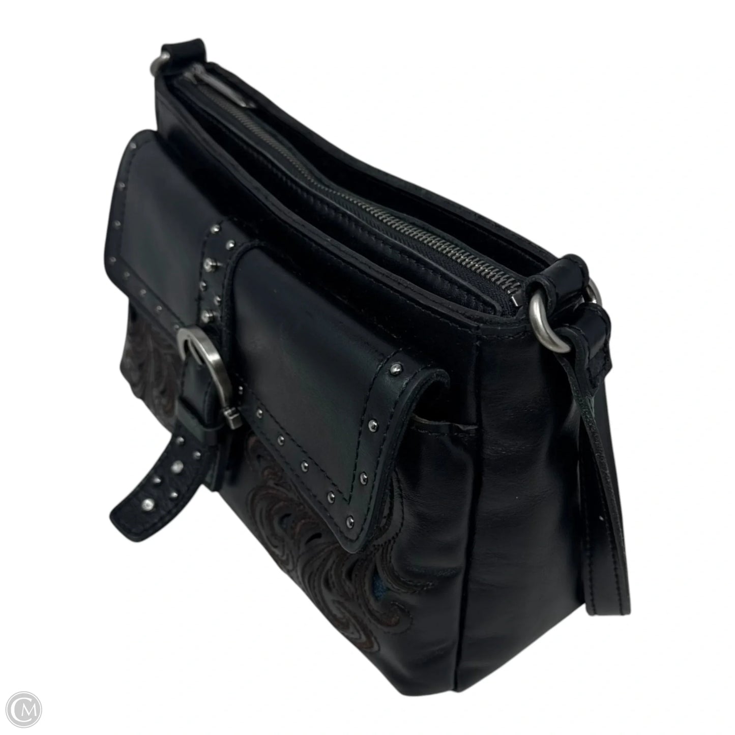 Maisie Flap Crossbody Handbag Designer By Patricia Nash, Size: Small
