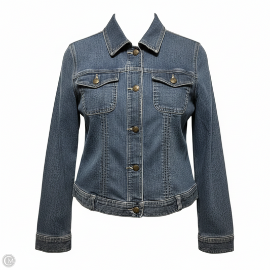 Jacket Denim By Skyes The Limit In Blue Denim, Size: S