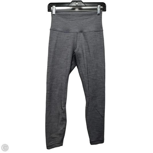 Athletic Leggings By Lululemon In Grey, Size: 8