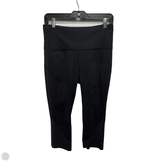 Athletic Capris By Lululemon In Black, Size: 10
