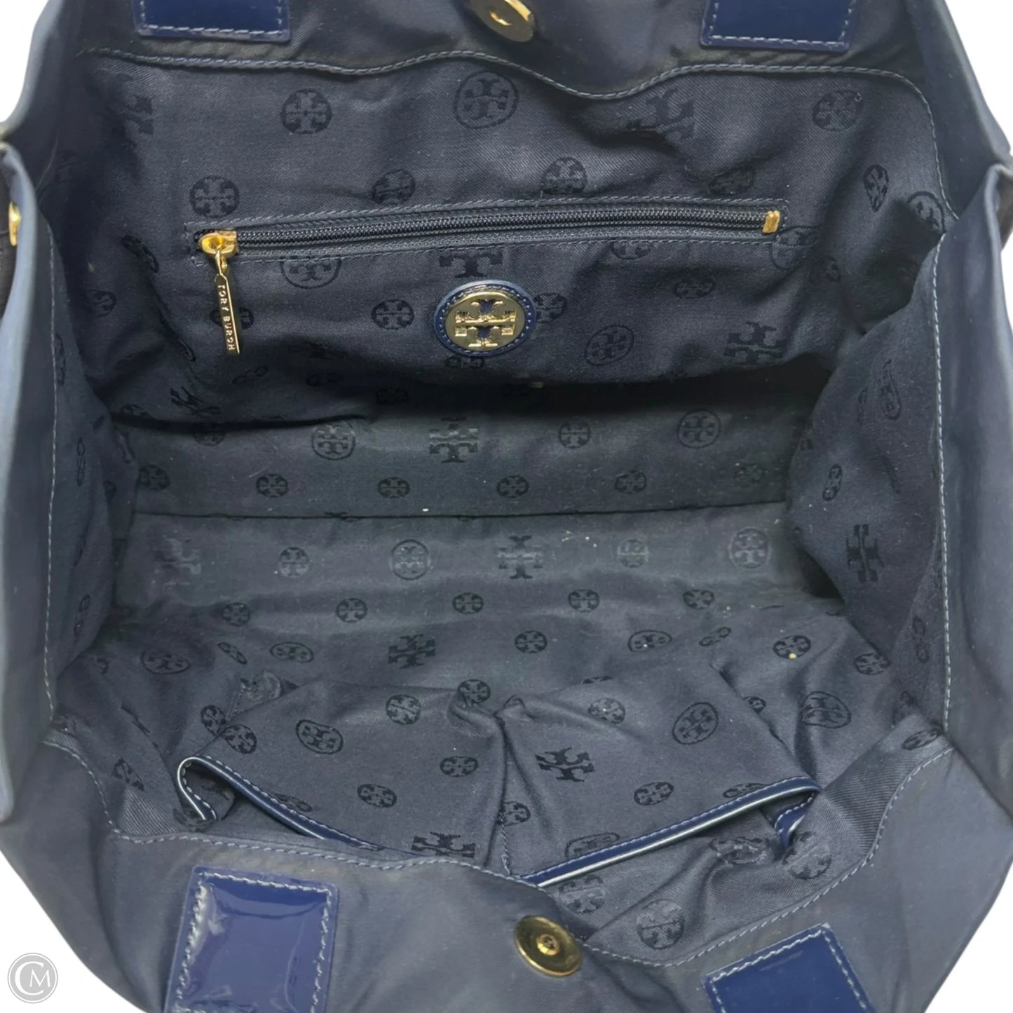 AS IS Ella Nylon Tote Handbag Designer By Tory Burch, Size: Small