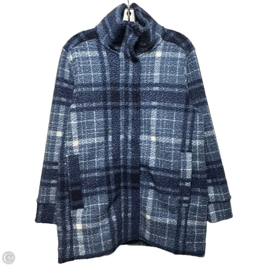 Jacket Shirt By Lands End In Plaid Pattern, Size: Mp