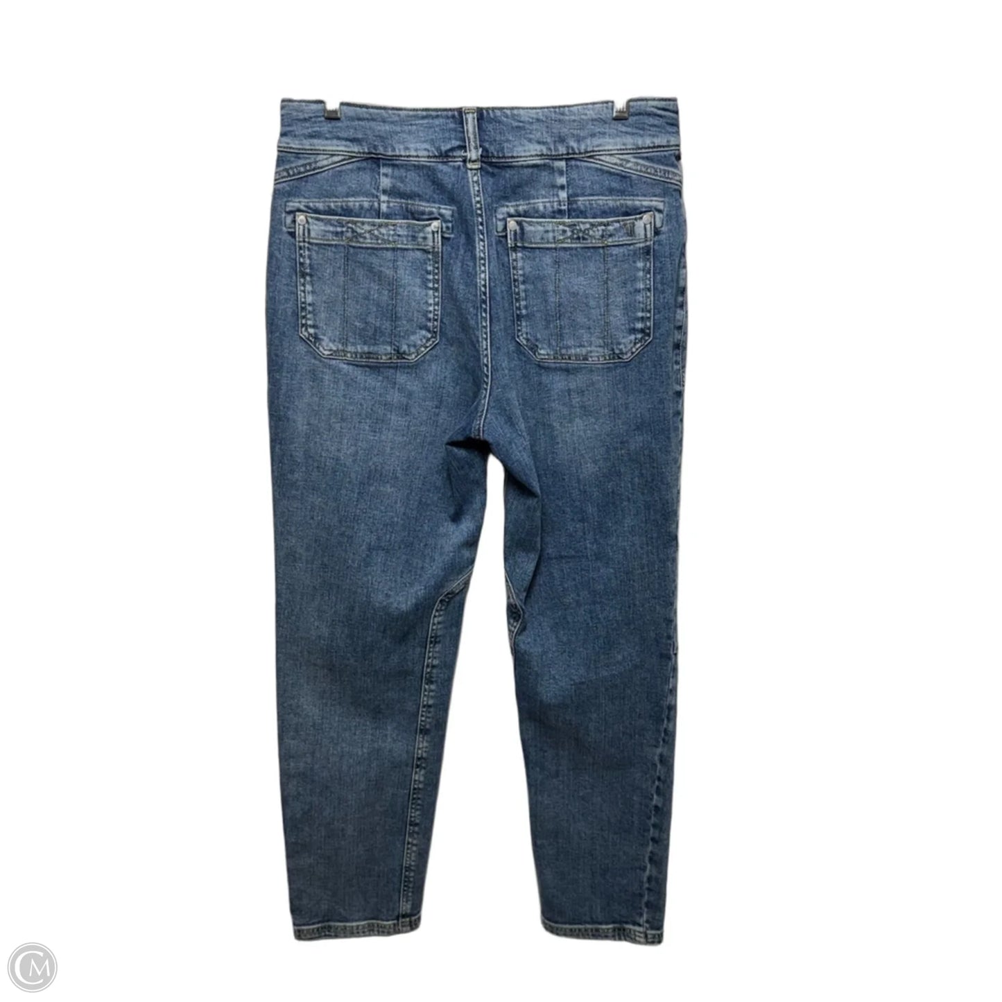 The Wanderer Mid-Rise Relaxed Jeans By Pilcro In Blue Denim, Size: 6/28