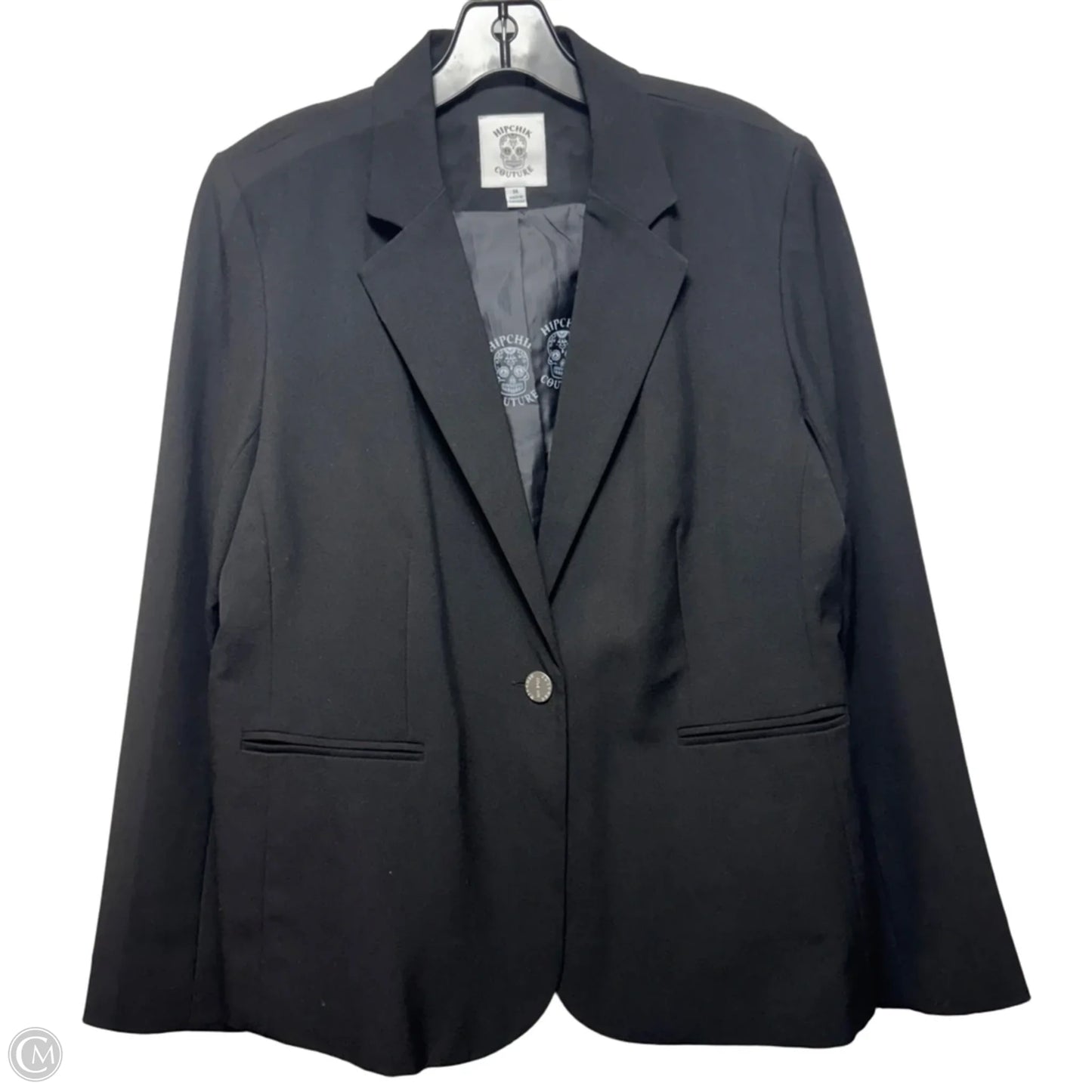 Blazer By Hipchik Couture  In Black, Size: 14