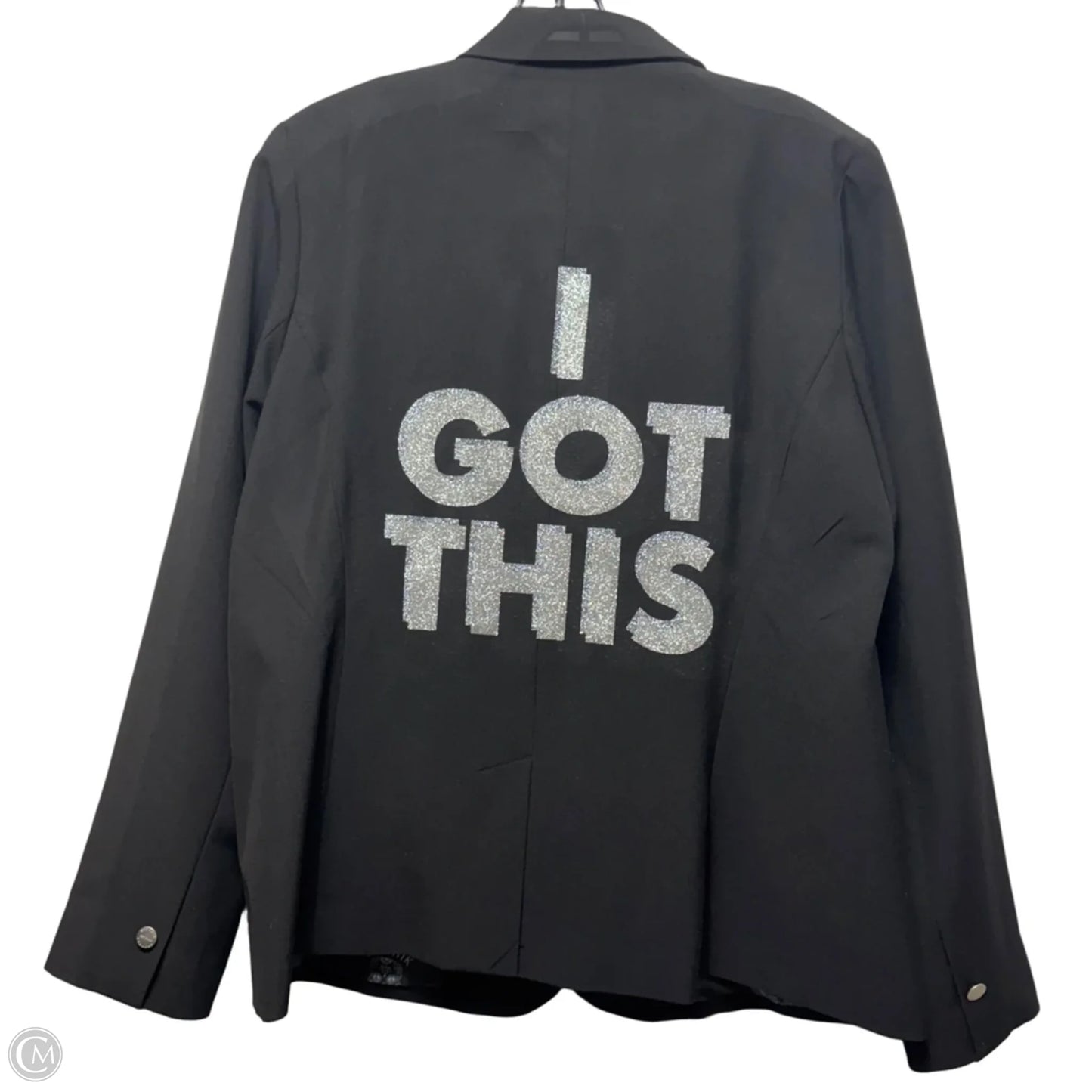 Blazer By Hipchik Couture  In Black, Size: 14