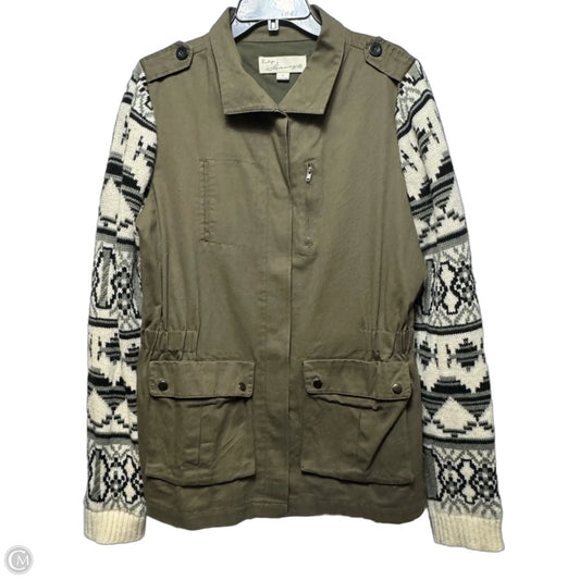 Jacket Utility By Vintage Havana In Green, Size: L
