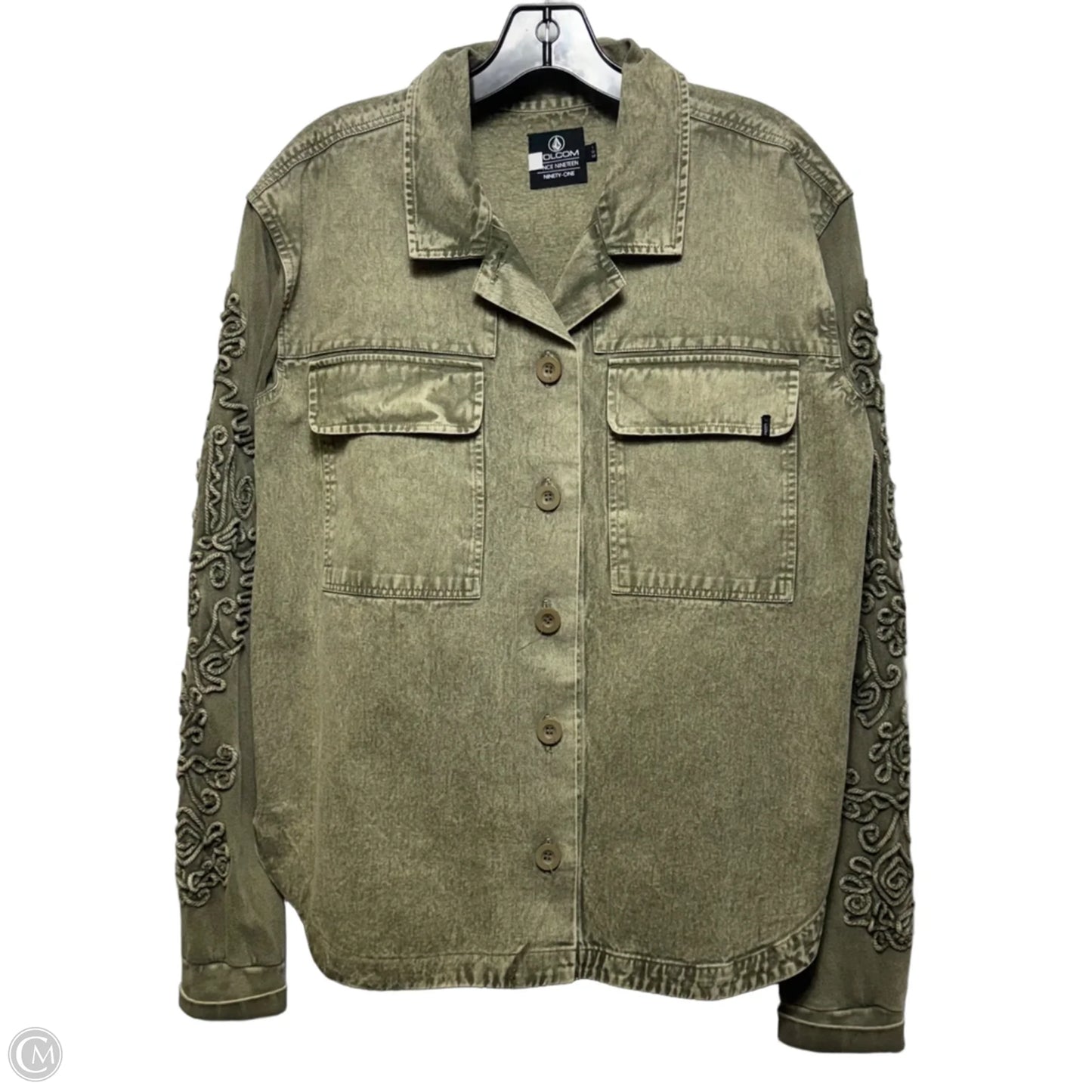 Jacket Utility By Volcom In Green, Size: L