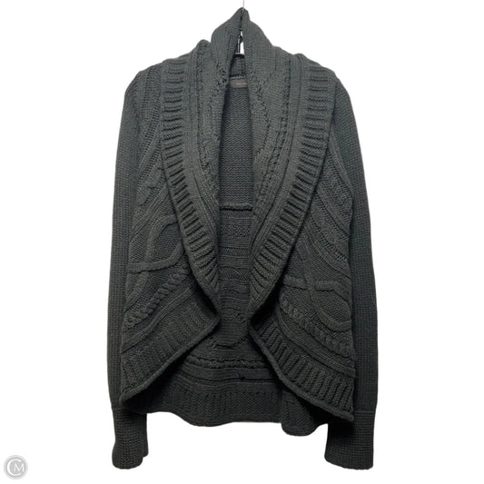 Sweater Cardigan By Limited In Green, Size: M