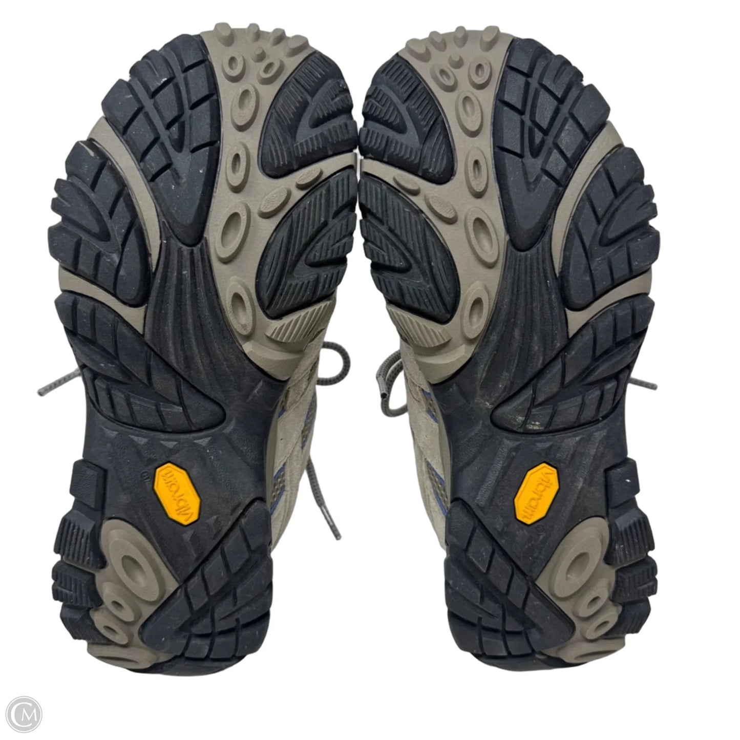 Moab Shoes Athletic By Merrell In Blue & Grey, Size: 9