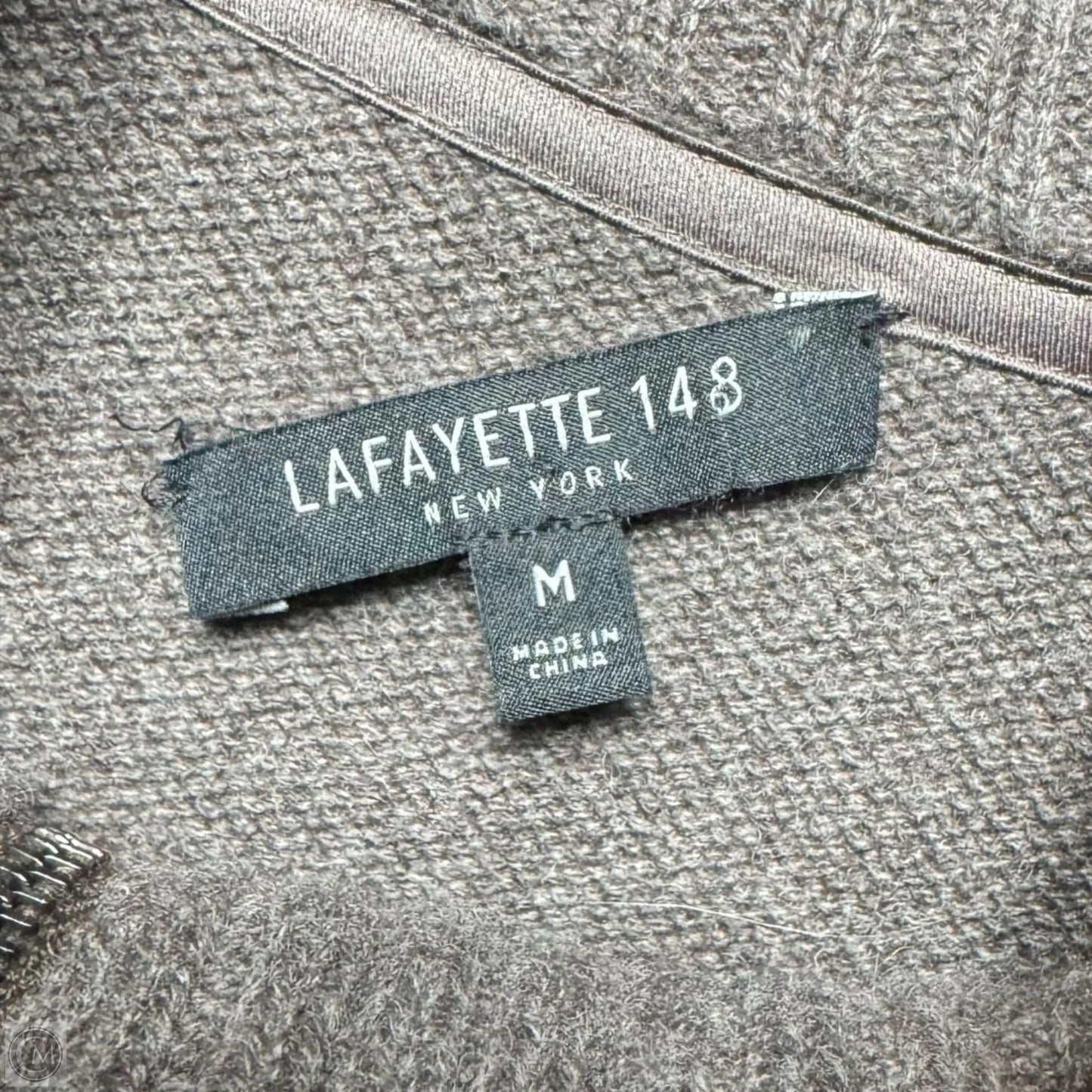 Sweater Cashmere Designer By Lafayette 148 In Brown, Size: M