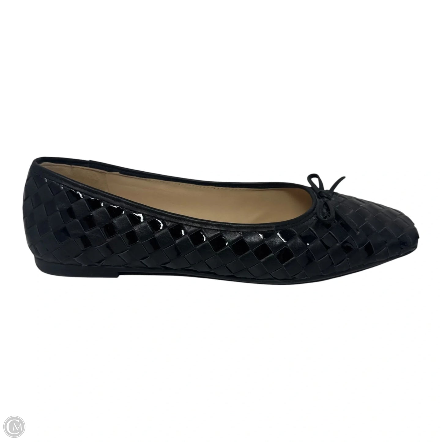 Woven Shoes Flats By Bernardo In Black, Size: 8.5