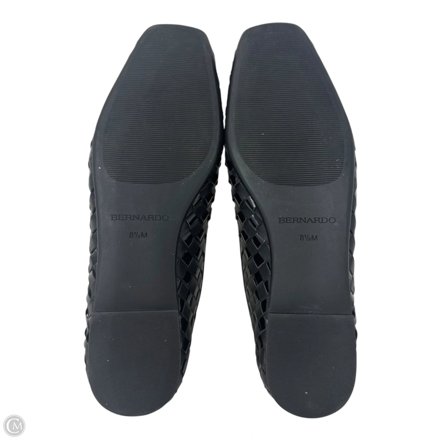 Woven Shoes Flats By Bernardo In Black, Size: 8.5