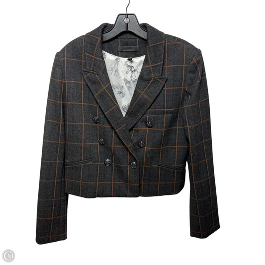 Blazer By White House Black Market In Brown & Grey, Size: 14