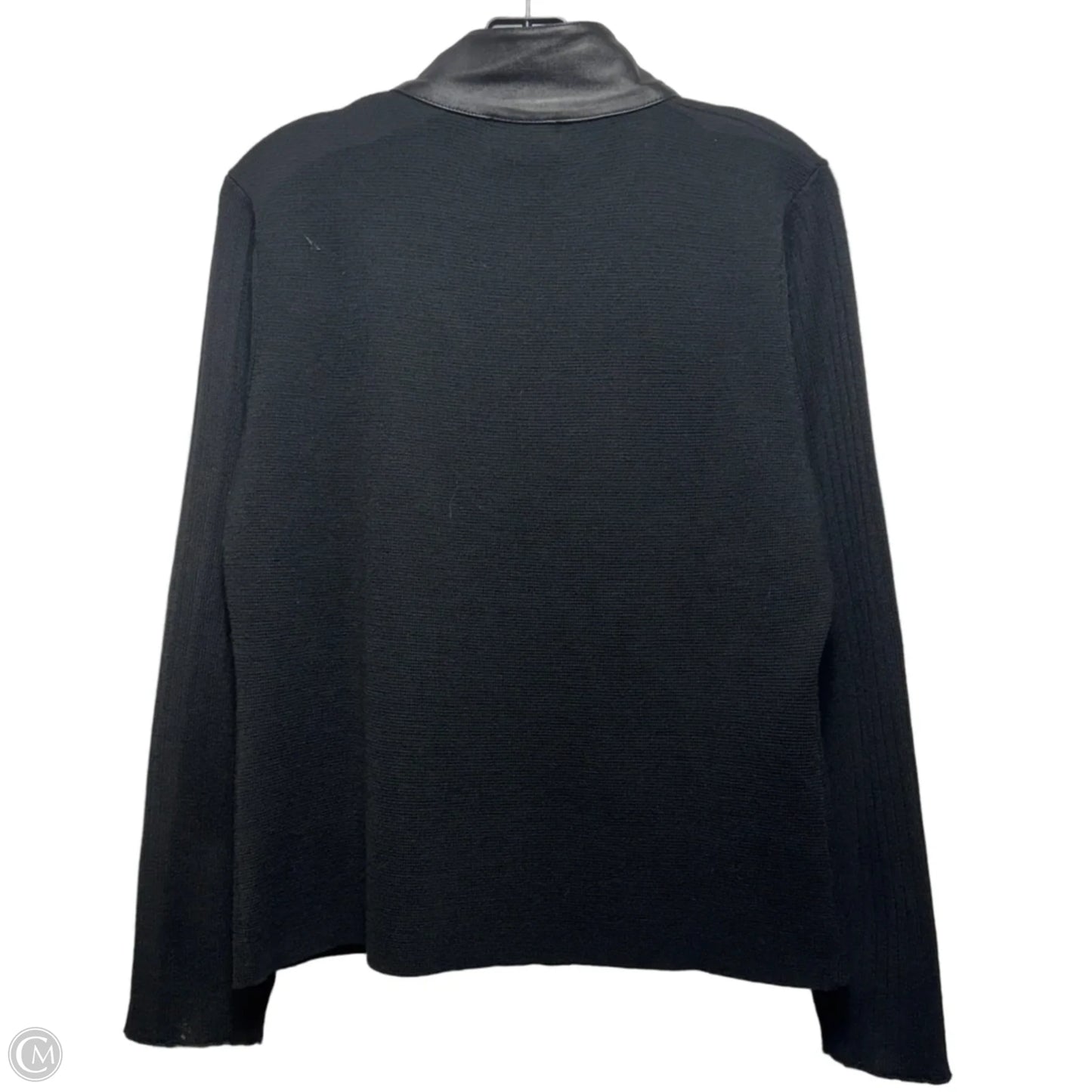 Sweater Cardigan By Metropolis In Black, Size: L