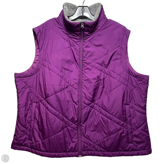 Vest Puffer & Quilted By Columbia In Purple, Size: 3x