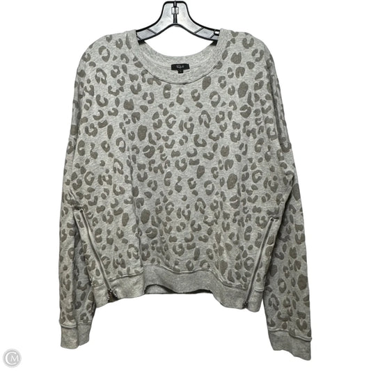 Top Long Sleeve By Rails In Animal Print, Size: L