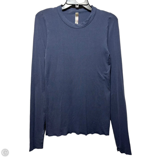 Top Long Sleeve By Free People In Blue, Size: M