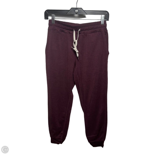 Athletic Pants By Vuori In Maroon, Size: XS ESTIMATED