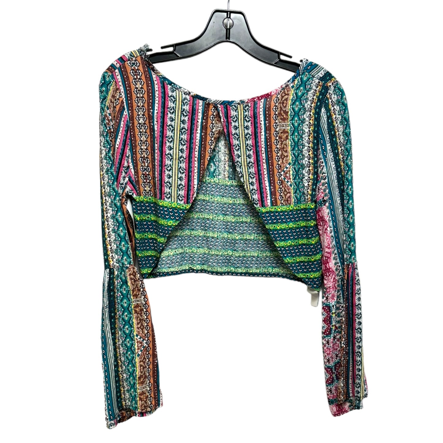 Top Long Sleeve By Reverse In Multi-colored, Size: M