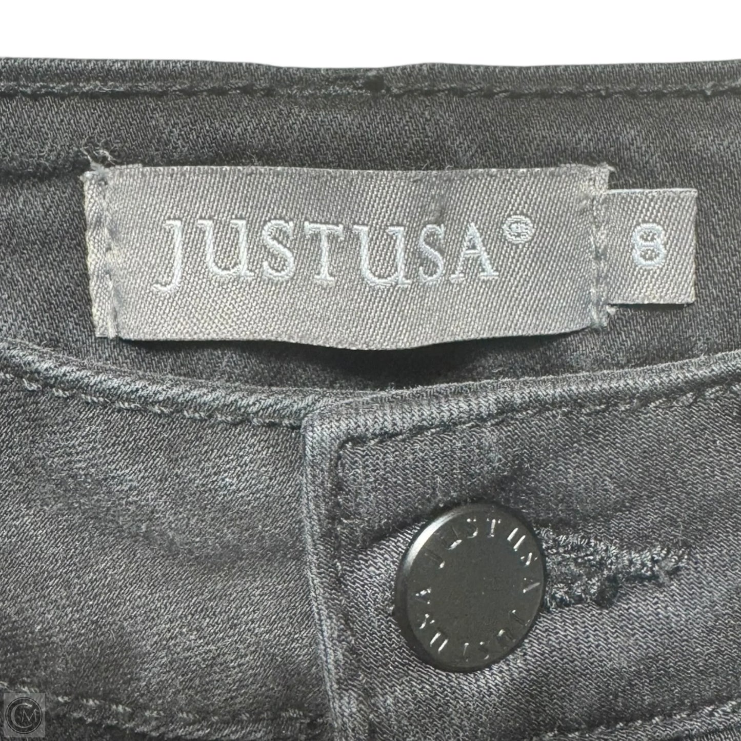 Jeans Skinny By Just USA In Black, Size: 8