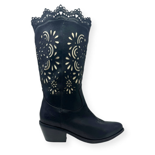 Sacred Song Filigree Cowboy Boots By Widow  Size: 9