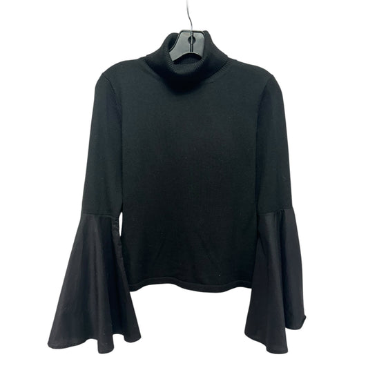 Turtleneck Flare Sleeve Sweater By Lucy Paris In Black, Size: Xs