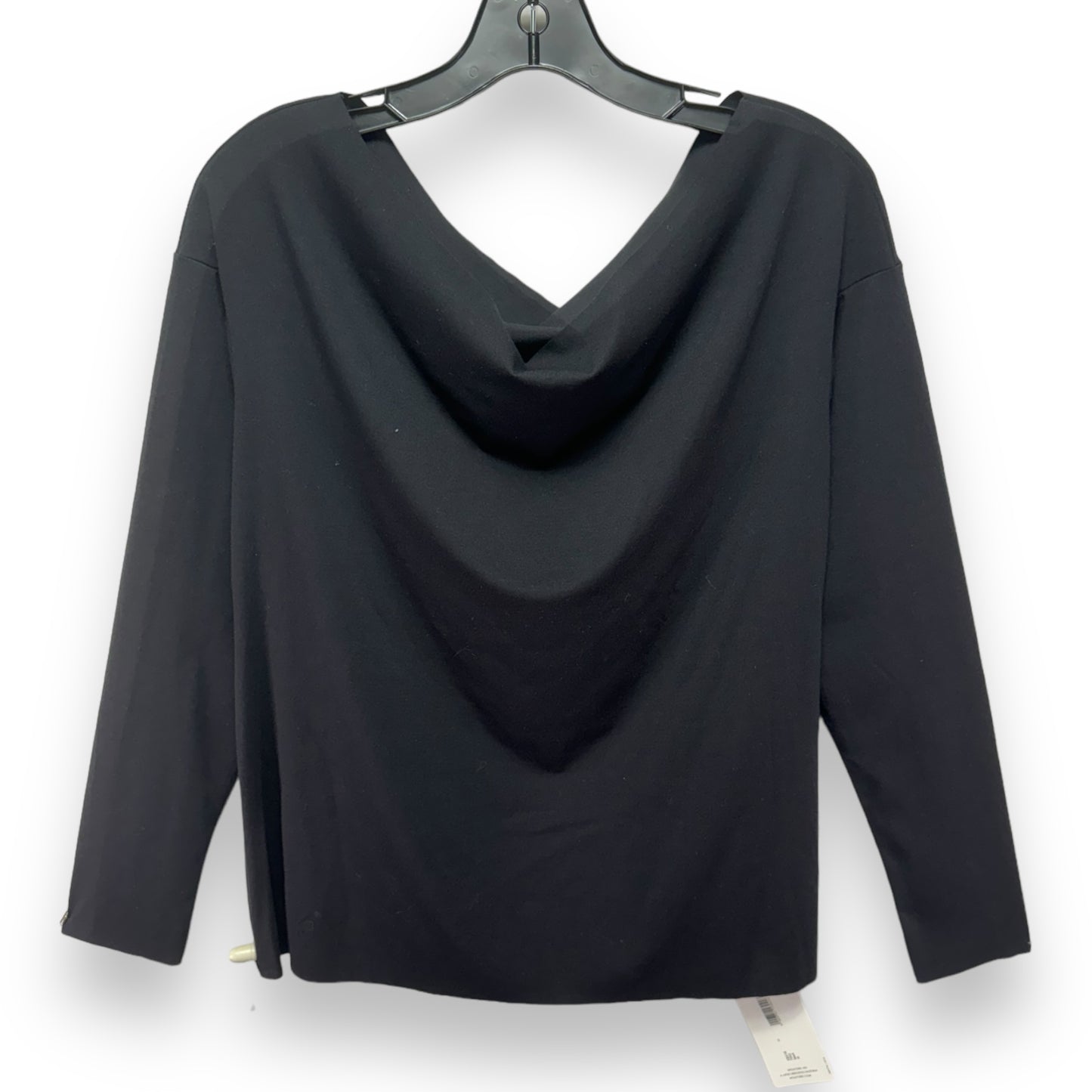 Cowl Neck Top By Wolford In Black, Size: M