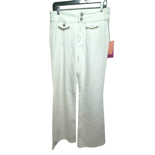 Cream Pants Wide Leg victor glemaud, Size 4