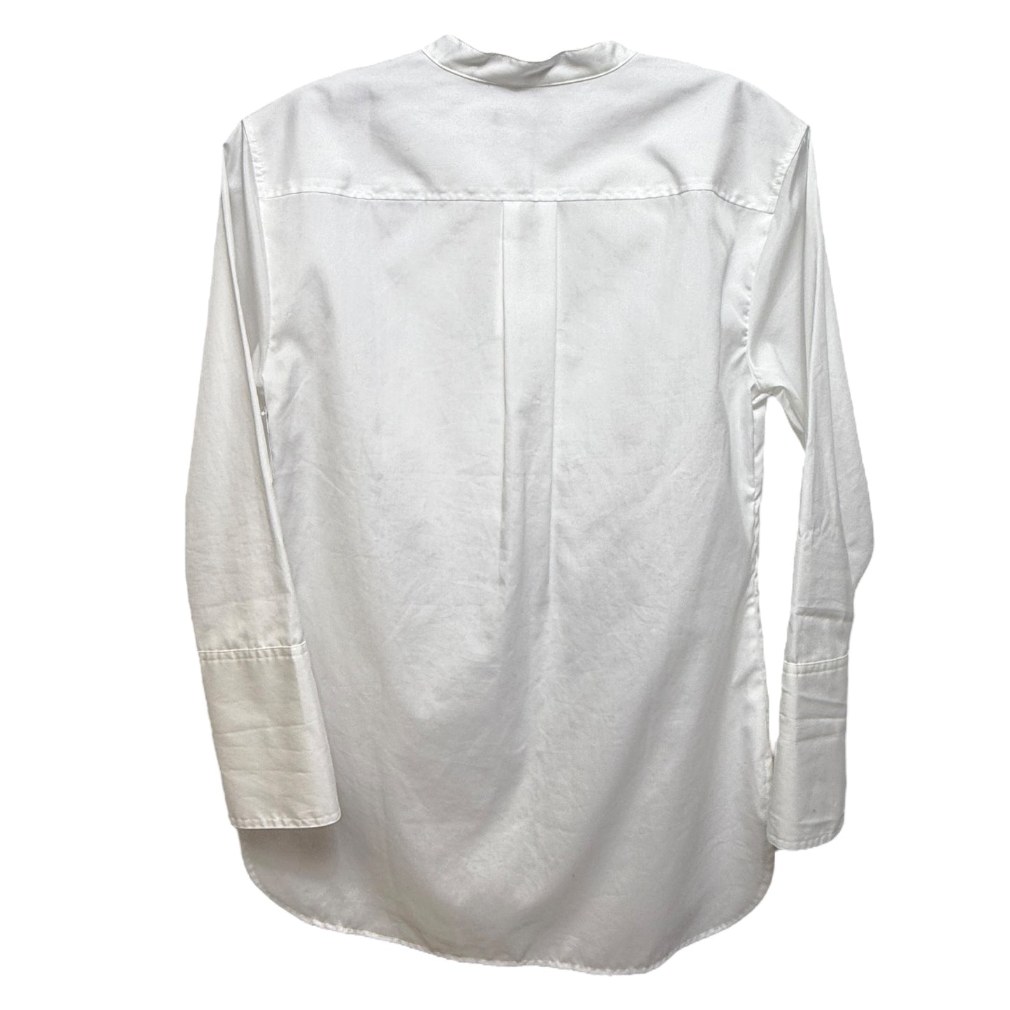 TUxedo Popover Shirt By J. Crew In White, Size: 0