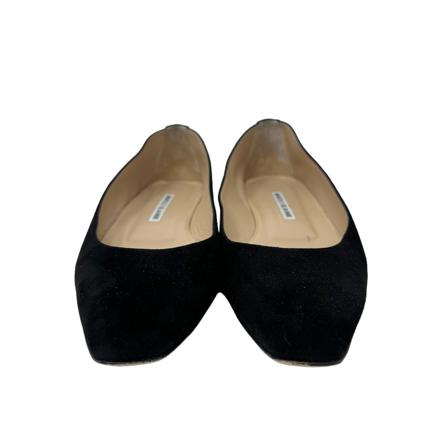 Gelista Suede Ballet Flats Luxury Designer By Manolo Blahnik  Size: 9.5