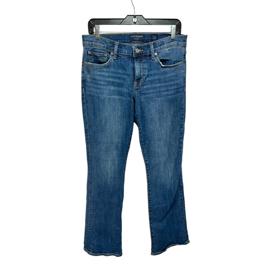 Jeans Flared By Lucky Brand In Blue Denim, Size: 8