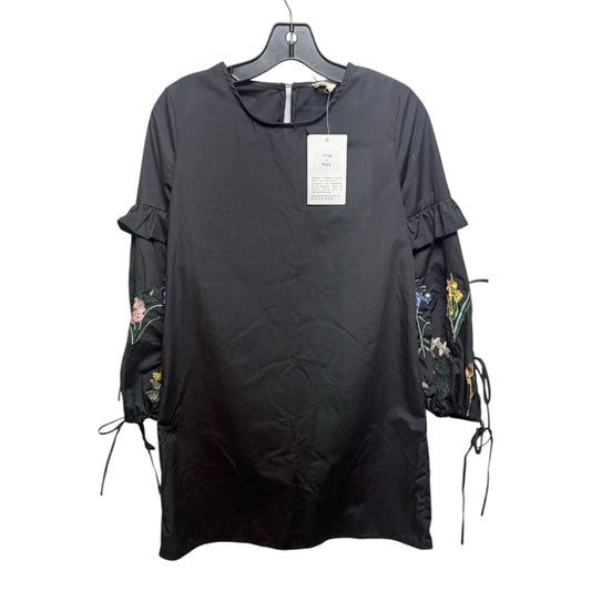 Embroidered Tunic Long Sleeve By Rebellion In Black, Size: S