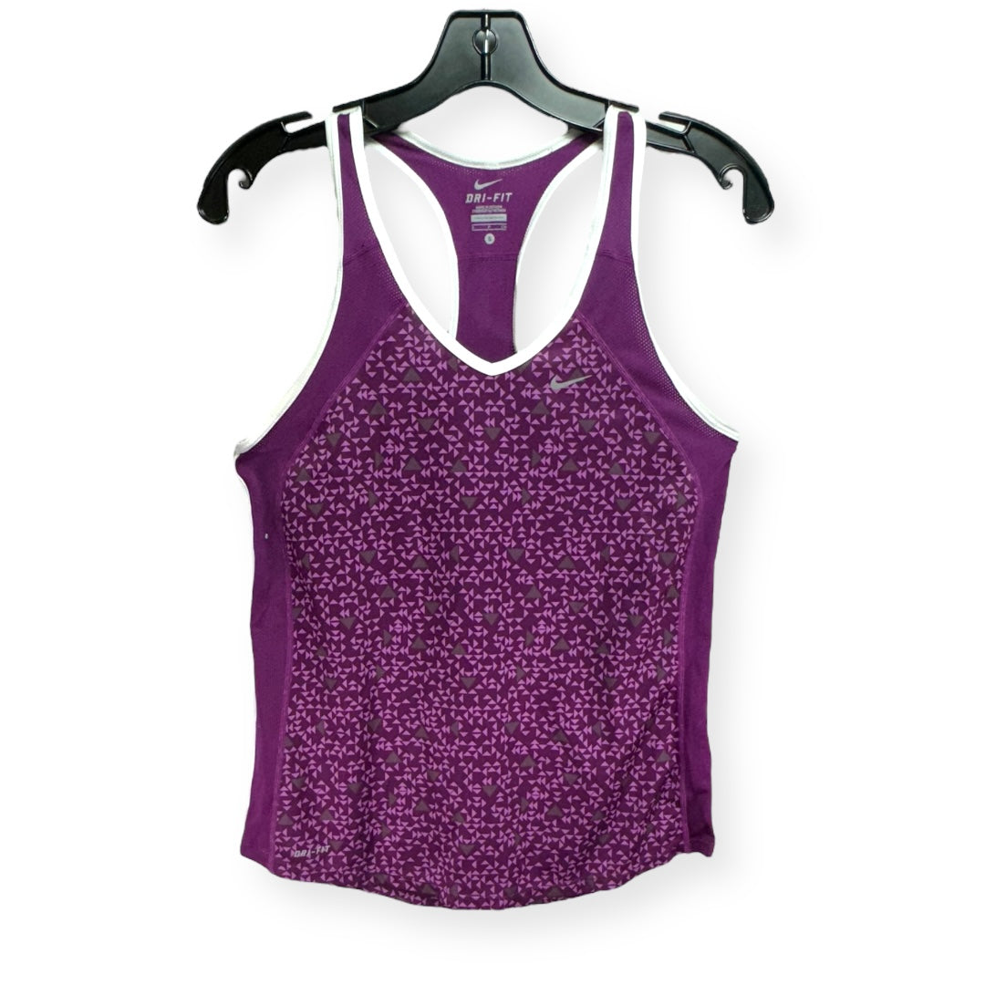 Purple Athletic Tank Top Nike Apparel, Size S