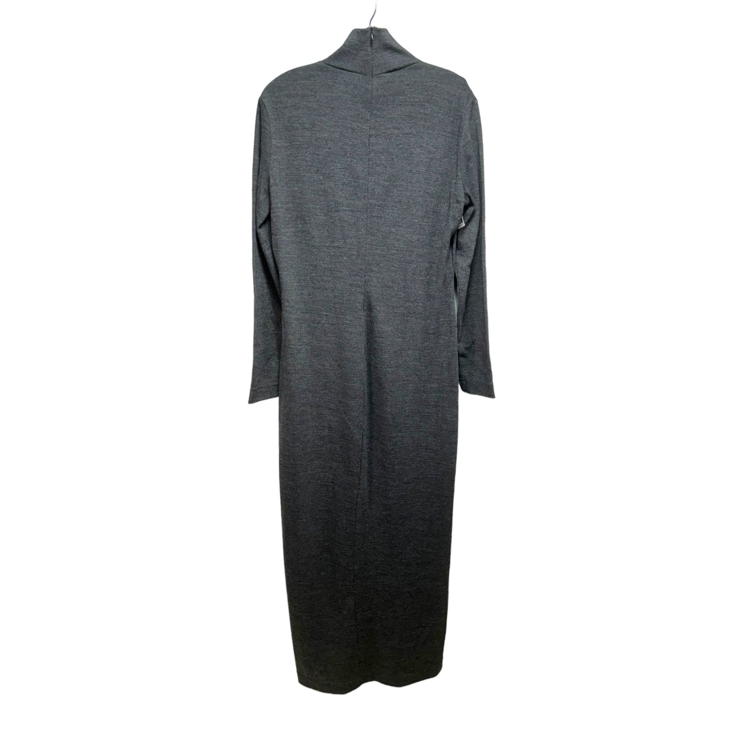 Turtleneck Maxi Dress By Saks Fifth Avenue In Grey, Size: 14