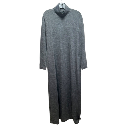 Turtleneck Maxi Dress By Saks Fifth Avenue In Grey, Size: 14