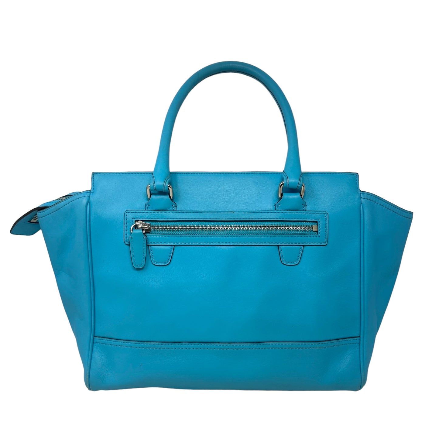 Candace Carryall in Robin Blue Designer Coach, Size Large