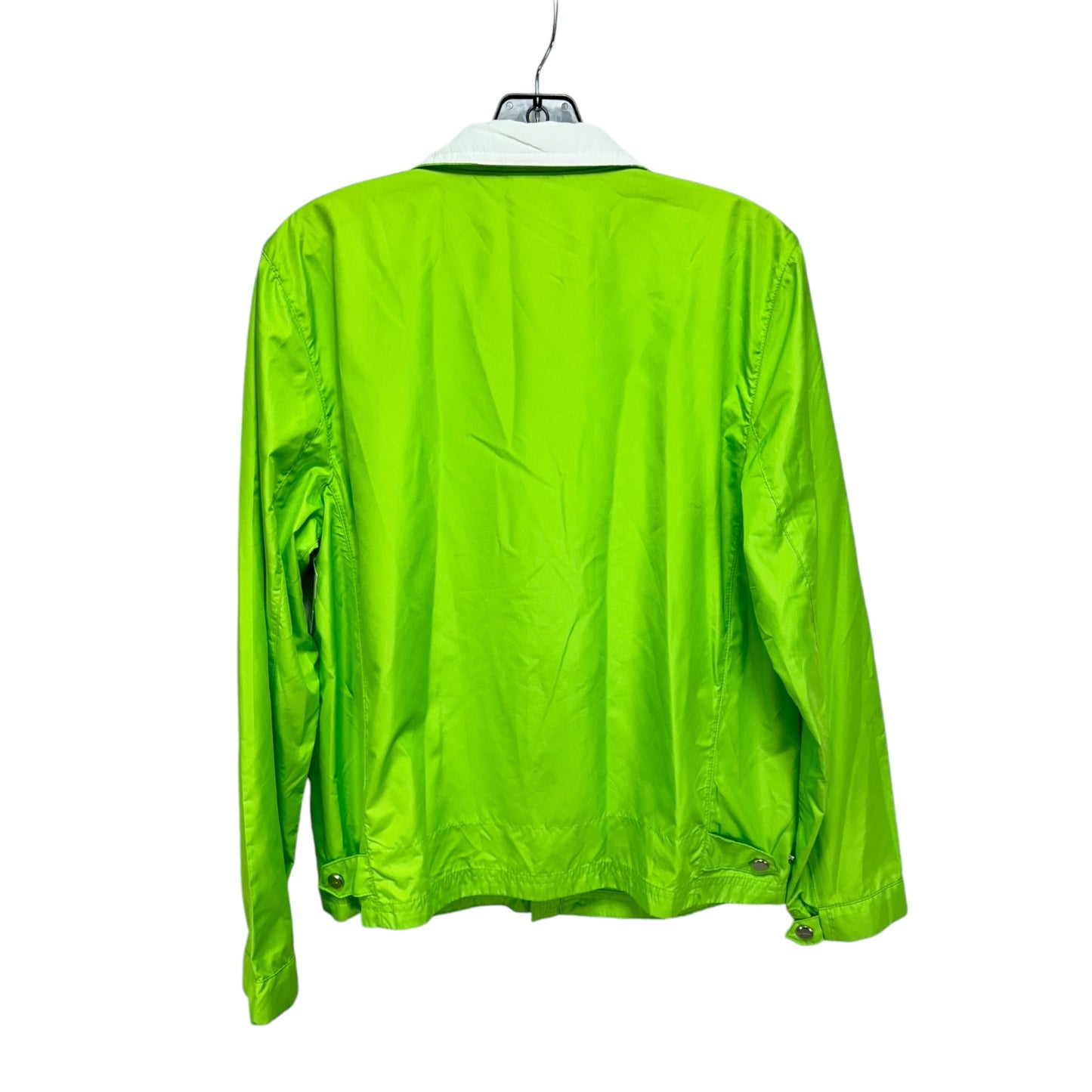 Jacket Windbreaker By Lauren By Ralph Lauren In Green, Size: M