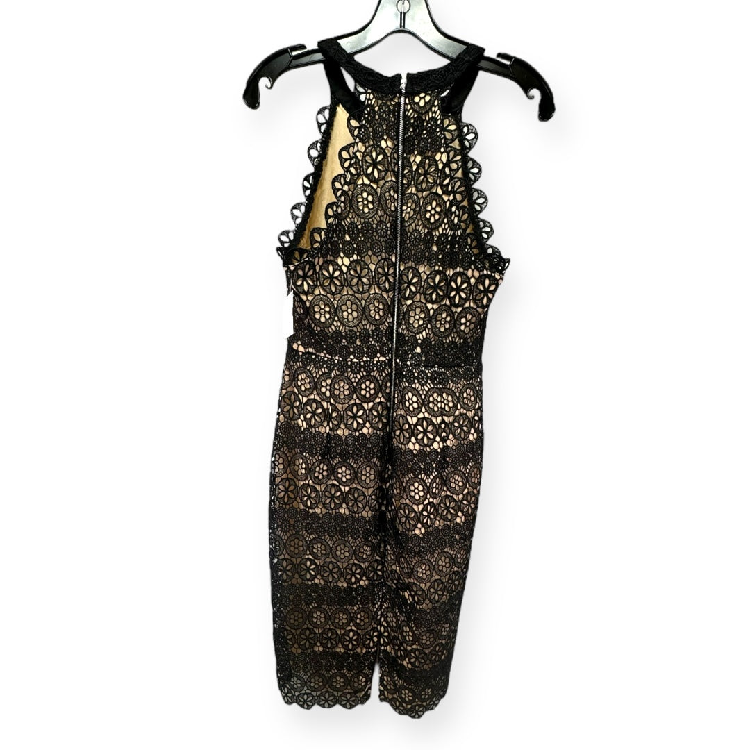 Lace Dress Casual Midi By Lulus In Black & Cream, Size: 6