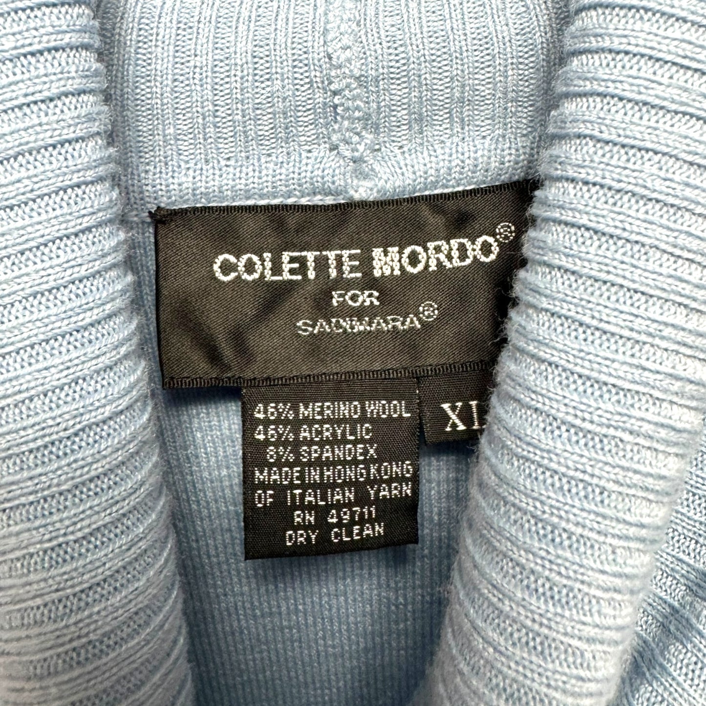 Sweater By Colette Mordo In Blue, Size: Xl