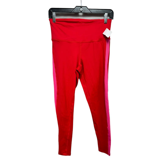 Athletic Leggings By Champion In Red, Size: M