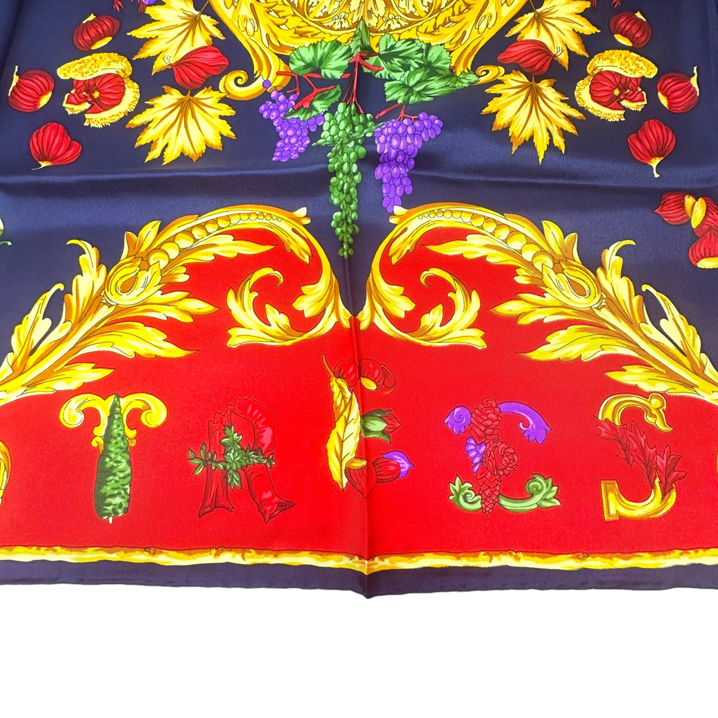 Barroco Silk Scarf 35” Luxury Designer Versace