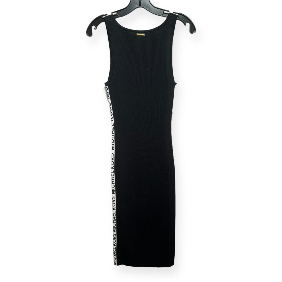 Black Dress Casual Maxi Michael By Michael Kors, Size Xl