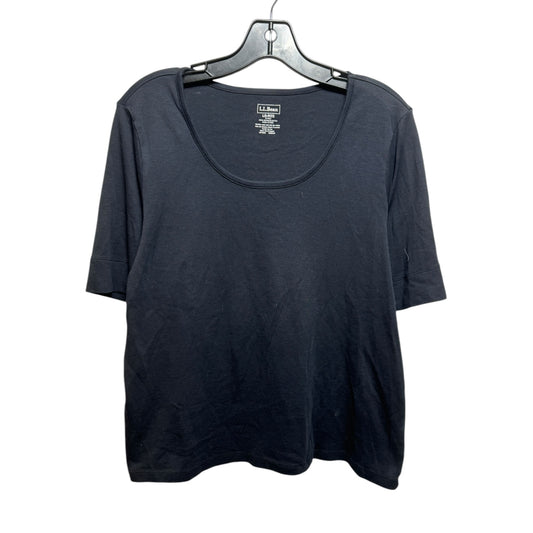 Top Short Sleeve Basic By L.l. Bean In Black, Size: L