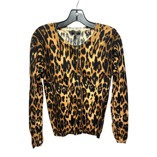 Sweater Cardigan By Limited In Animal Print, Size: S